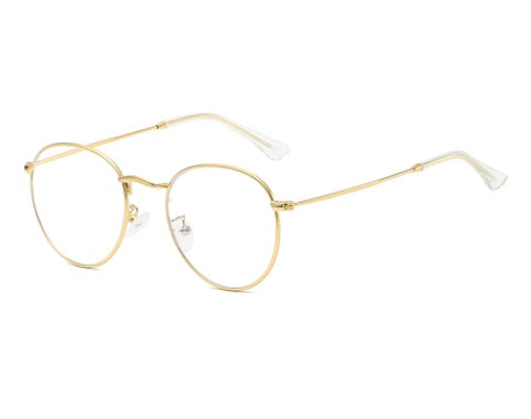 Blue Light Blocking Metal Frame Glasses Frame