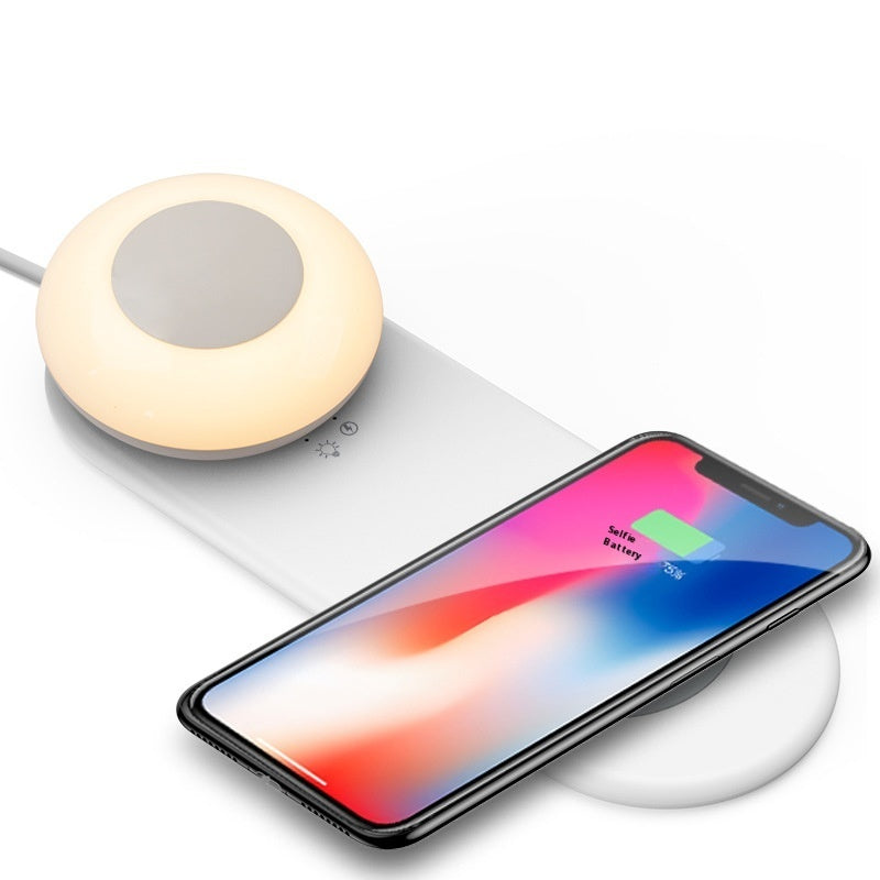 Wireless Phone Charger LED Desk Lamp Separated Magnetic Touch