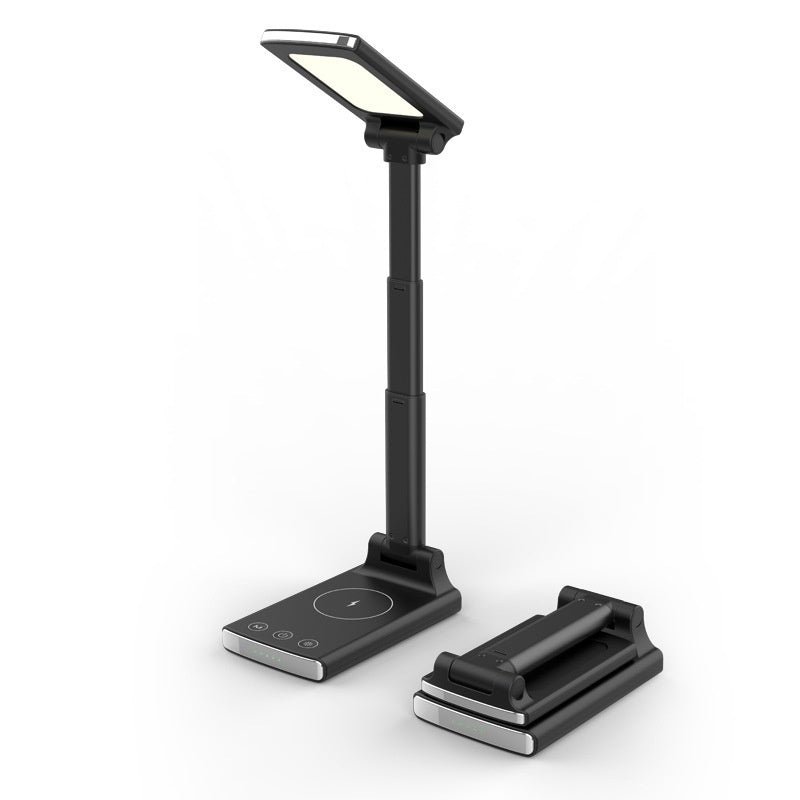 Wireless Charger Desktop Stand Led Desk Lamp USB Night Light Folding